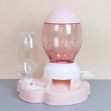 Maxbell Cat Feeder Set No-Spill /Gravity Food Dispenser Waterer Feeding Station