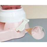 Maxbell Cat Feeder Set No-Spill Gravity Food Dispenser Waterer Feeding Station,