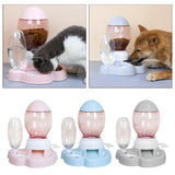 Maxbell Cat Feeder Set No-Spill /Gravity Food Dispenser Waterer Feeding Station