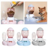 Maxbell Cat Feeder Set No-Spill /Gravity Food Dispenser Waterer Feeding Station