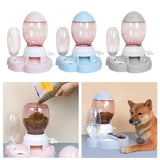 Maxbell Cat Feeder Set No-Spill Gravity Food Dispenser Waterer Feeding Station,