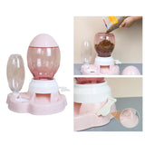 Maxbell Cat Feeder Set No-Spill /Gravity Food Dispenser Waterer Feeding Station