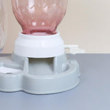 Maxbell Cat Feeder Set No-Spill Gravity Food Dispenser Waterer Feeding Station;