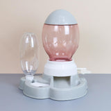 Maxbell Cat Feeder Set No-Spill Gravity Food Dispenser Waterer Feeding Station,