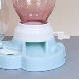 Maxbell Cat Feeder Set No-Spill Gravity Food Dispenser Waterer Feeding Station;