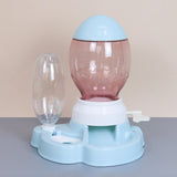 Maxbell Cat Feeder Set No-Spill /Gravity Food Dispenser Waterer Feeding Station