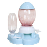 Maxbell Cat Feeder Set No-Spill Gravity Food Dispenser Waterer Feeding Station;