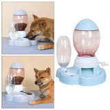 Maxbell Cat Feeder Set No-Spill /Gravity Food Dispenser Waterer Feeding Station