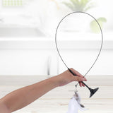 Maxbell Cat Feather Teaser Wand Stick & Fish Toy with Bell Interactive Play Toy