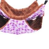 Maxbell 2xPet Hammock Birds Hamster Squirrel Guinea Pig Rat Cage Nest Hanging Warm Bed Purple Rabbit