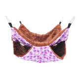 Maxbell 2xPet Hammock Birds Hamster Squirrel Guinea Pig Rat Cage Nest Hanging Warm Bed Purple Rabbit