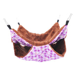 Maxbell 4xPet Hammock Birds Hamster Squirrel Guinea Pig Rat Cage Nest Hanging Warm Bed Purple Rabbit