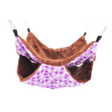 Maxbell 4xPet Hammock Birds Hamster Squirrel Guinea Pig Rat Cage Nest Hanging Warm Bed Purple Rabbit