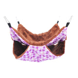 Maxbell 4xPet Hammock Birds Hamster Squirrel Guinea Pig Rat Cage Nest Hanging Warm Bed Purple Rabbit