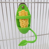 Maxbell 3xParrot Food Feeder No-Mess Plastic Hanging Bird Cage Feeder for Finch Canary
