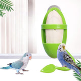 Maxbell 3xParrot Food Feeder No-Mess Plastic Hanging Bird Cage Feeder for Finch Canary