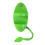 Maxbell 3xParrot Food Feeder No-Mess Plastic Hanging Bird Cage Feeder for Finch Canary