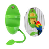 Maxbell 5xParrot Food Feeder No-Mess Plastic Hanging Bird Cage Feeder for Finch Canary
