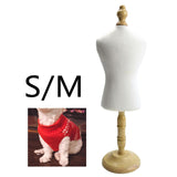 4x Cat Dog Clothes  Mannequin Doll Dress Form Display Rack for Doll Clothes