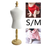 4x Cat Dog Clothes  Mannequin Doll Dress Form Display Rack for Doll Clothes