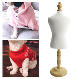 4x Cat Dog Clothes  Mannequin Doll Dress Form Display Rack for Doll Clothes