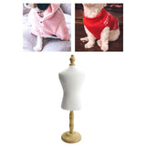 4x Cat Dog Clothes  Mannequin Doll Dress Form Display Rack for Doll Clothes
