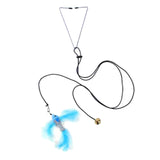 Maxbell 2pcs Cat Toy Funny Cats Stick Hanging Kitten Interactive Retractable Playing