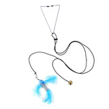 Maxbell 2pcs Cat Toy Funny Cats Stick Hanging Kitten Interactive Retractable Playing