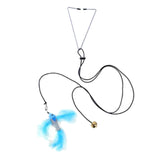 Maxbell 2pcs Cat Toy Funny Cats Stick Hanging Kitten Interactive Retractable Playing