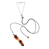 Maxbell 2x Cat Toy Funny Cats Stick Hanging Kitten Interactive Retractable Playing