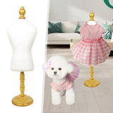 Maxbell 3x Dog Dress Form Mannequin for Miniature Sewing Dress Doll Clothes