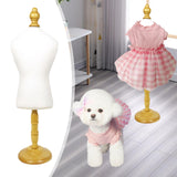 Maxbell 3x Dog Dress Form Mannequin for Miniature Sewing Dress Doll Clothes
