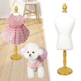 Maxbell 3x Dog Dress Form Mannequin for Miniature Sewing Dress Doll Clothes