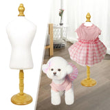 Maxbell 3x Dog Dress Form Mannequin for Miniature Sewing Dress Doll Clothes