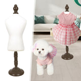 Maxbell 3x Dog Dress Form Mannequin for Miniature Sewing Dress Doll Clothes