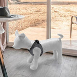 1PC Dog Mannequin PU Leather Standing Position for Display Dog Toys White S