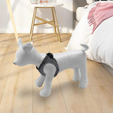 1PC Dog Mannequin PU Leather Standing Position for Display Dog Toys White S