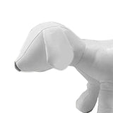 1PC Dog Mannequin PU Leather Standing Position for Display Dog Toys White M