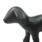 1PC Dog Mannequin PU Leather Standing Position for Display Dog Toys Black M