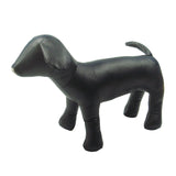 1PC Dog Mannequin PU Leather Standing Position for Display Dog Toys Black M