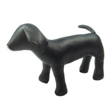 1PC Dog Mannequin PU Leather Standing Position for Display Dog Toys Black M