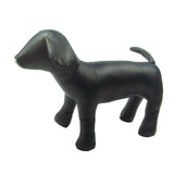 1PC Dog Mannequin PU Leather Standing Position for Display Dog Toys Black M