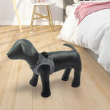 1PC Dog Mannequin PU Leather Standing Position for Display Dog Toys Black M