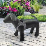 1PC Dog Mannequin PU Leather Standing Position for Display Dog Toys Black M