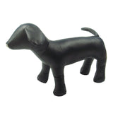 1PC Dog Mannequin PU Leather Standing Position for Display Dog Toys Black L