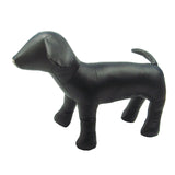 1PC Dog Mannequin PU Leather Standing Position for Display Dog Toys Black L