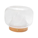 Maxbell Creative Snow Mountain Shape Night Light Ornament Fish Bowl Thickened Glass