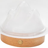 Maxbell Creative Snow Mountain Shape Night Light Ornament Fish Bowl Thickened Glass