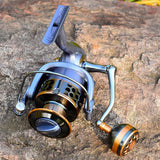Maxbell Fishing Reel All Metal Spool CNC Metal Handle Saltwater Freshwater DR4000