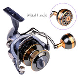Maxbell Fishing Reel All Metal Spool CNC Metal Handle Saltwater Freshwater DR4000